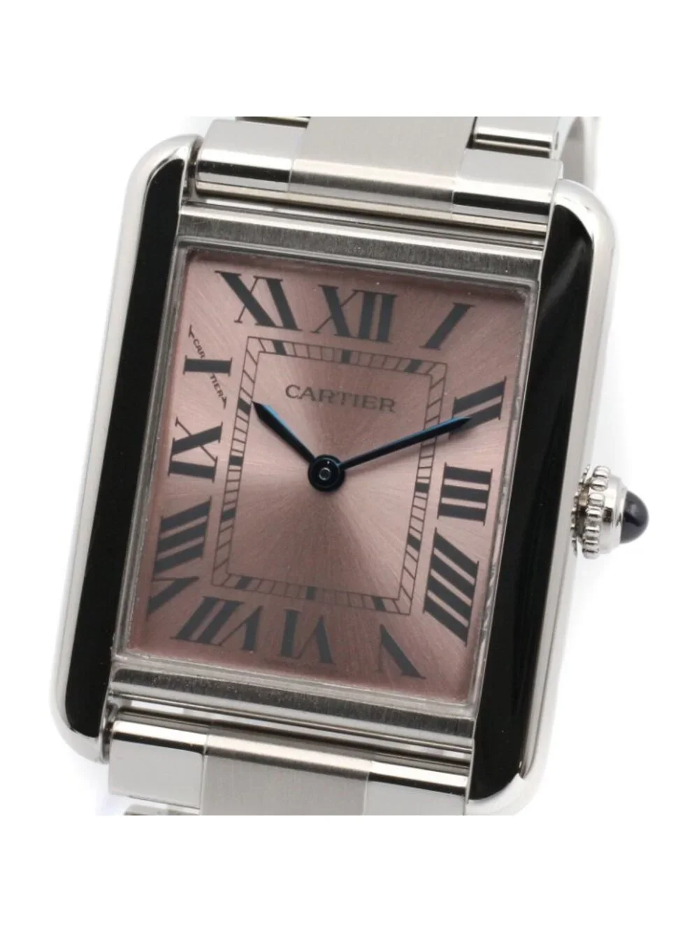 Cartier Watch Tank Solo SM Pink Stainless Steel